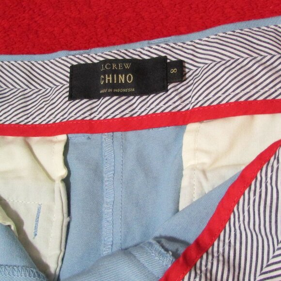 J. Crew Chino Shorts Light Blue - 4 1/2 inseam - Picture 5 of 7